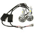 30W HB3 LED Headlight 9005 9006 AUDEW Pair Aluminum Beam COB H1 3200LM Bulb 6000K Hi Lo - 5