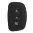 Protector Cover Case Three Button Fob Hyundai Silicone Car Remote Key Solaris - 9