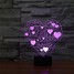 Color-changing Romantic Love Heart 3d Colorful Led 100 - 5