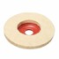 10pcs Felt Polishing Pad Angle Buffing Wheel Wool Grinder Disc - 5