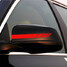 Stripe Mercedes Benz Decal Emblem 2Pcs Sticker Vinyl Car Rear View Mirror - 4