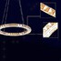 Pendant Light Amber 60cm Fixture Modern Lamps Rings Ceiling - 5