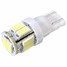 Lamp T10 3W License Plate Light Bulb 10 SMD Car Wedge Side White LED W5W 5630 - 1