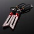 Red Universal Motorcycle Turn Signal Indicators Amber Light Lamp 4pcs - 7