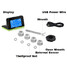 USB Port with System External Sensor Car TPMS Tire Pressure Monitoring System Solar Mini Auto - 7