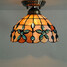 Shade Retro Fixture Inch Ceiling Lamp Tiffany - 1