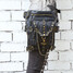 Belt Waist Leg Bag Black Coin Holster Purse Pouch Hip Steampunk - 2