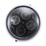LED Headlight Lamp For Harley 12V 12W Chrome - 2