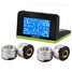 USB Port with System External Sensor Car TPMS Tire Pressure Monitoring System Solar Mini Auto - 2