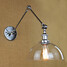 Telescopic Wall Lamp Chrome Glass Retro - 1