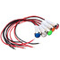 12V 10mm Lamp LED Indicator Pilot Dashboard Panel Warning Light Dash - 2