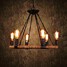 Chandelier Country Living Room Feature For Candle Style Metal 40w Lodge Vintage - 2