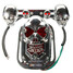 ATV Rear Brake Tail Light Turn Signal Chrome Skull Motorcycle Quad - 2