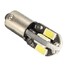 License 6000K LED Dashboard Wide T4W 6 SMD Light Car Lamp Motorcycle 2W White 2Pcs 12V BA9S - 9