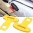 Safty Canceller Yellow Stopper 2Pcs Universal Car Seat Belt Buckles Black Alarm Clip - 4
