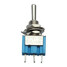 6A Motors Toggle Switch SPDT 125V Waterproof 3 Pins Blue - 2