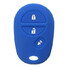 Case For TOYOTA Sienna Tacoma Silicone Key Cover 3 Buttons Remote Key Tundra - 4