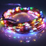 10m Copper Wire Light String Light Led Solar Christmas Party - 4