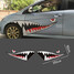 Teeth Car Body Vinyl Sticker Decal Scratch Exterior Waterproof Shark - 2