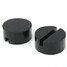 Floor Slotted Jack Adapter Black Rail Weld Side 2 PCS Rubber Pad - 3