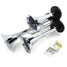 Triple Ultra Motorcycle Trumpet 12V 24V Air Horn Kit Loud Compact - 2