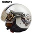 Half Face Helmet Motorcycle Air Force Pilot Harley BEON Jet - 3