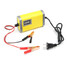 Color Yellow Smart 12V Automatic 2A Battery Charger Car Motorcycle - 3