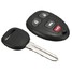 Car Keyless Entry Remote Fob Transponder Chip Uncut Ignition Key Chevrolet - 2