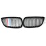 Sport Black for BMW M Style Pair E92 E93 Car Front Matt 2DR Grills 3 Series Kidney - 2