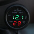USB Charger Voltmeter Car Thermometer - 1