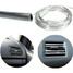 Switch Grille Moulding Chrome Rim U Shape Trim Strip Car Air Vent Silver - 1