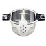 Lens Silver Riding Modular Face Mask Shield Detachable Goggles Motorcycle Helmet - 5