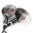 Metal Universal Indicator Light Amber Turn Signal Blinker Lamp Pair 12V Motorcycle - 1