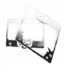 Motorcycle Scooter Decorative Aluminum Back License Plate Frame 2Pcs Front - 3