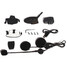 Helmet Headsets 1200m with Bluetooth Function Interphone - 5