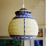 Blue Lamp Ceramic Chandelier Single Head Creative - 1