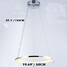 Hanging Lighting Lamp Fcc Ring Round Fixture Led 100 - 7