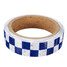 Dual Color Caution Reflective Sticker Chequer Roll Signal Warning - 6