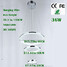 Acrylic Led Pendant Light Lighting Fixture Hanging 36w Ring Fcc - 2