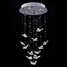 Clear Lamp Modern Lights Lighting Pendant Crystal Shape Butterfly - 1
