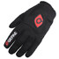 Comfy Breathable Sports Full Finger Motorcycle Motor Bike Black Gloves - 3