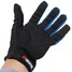 Breathable Comfy Blue Gloves Motorcycle Motor Bike Sports Full Finger - 6