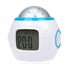 Clock Luminous Music Projection Colorful Abs - 1