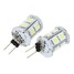 3W Base White Light Bulbs SMD 5050 LED DC12V Warm G4 - 1