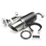 Exhaust 50MM Stainless Steel System GY6 50cc 150cc Short Performance Carbon Fiber Scooter - 3