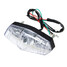 Halley Cruise Mini Wildfire Motorcycle Retro Prince LED Taillight 12V - 3