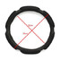 Fabric Black Car Steel Ring Wheel Cover Sandwich Anti-slip Type Sport 38CM - 4