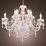 Chandelier Feature Living Room Glass Dining Room Kitchen Modern/contemporary Candle Style Electroplated - 4