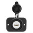 USB Port Car Charger Adapter DC12-24V Waterproof Panel Indicator Light 5V 2.1A - 2