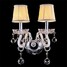 Wall Lights Glass Candle Crystal Wall Sconces Mini Style - 1